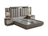 Gokce King Bed Frame With Headboard from Furnia - Luna Furniture