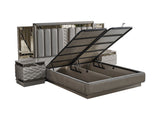 Gokce Queen Bed Frame With Headboard from Furnia - Luna Furniture