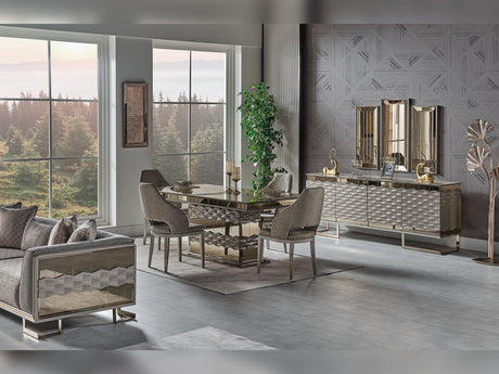 Gokce Dining Table from Furnia - Luna Furniture