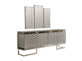 Gokce Consol With Mirror from Furnia - Luna Furniture