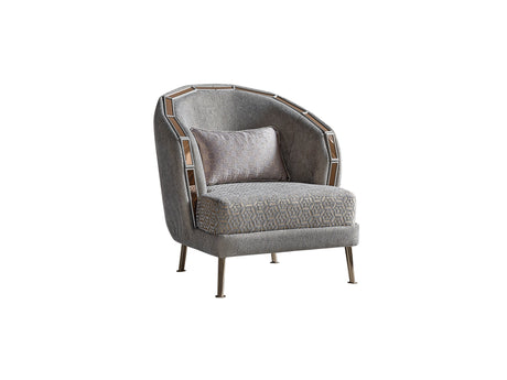 Gokce Chair in Grey from Furnia - Luna Furniture