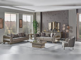 Gokce Stationary Sofa in Grey from Furnia - Luna Furniture