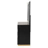 Goldsberg Black/Gold Dresser from Furniture of America - Luna Furniture