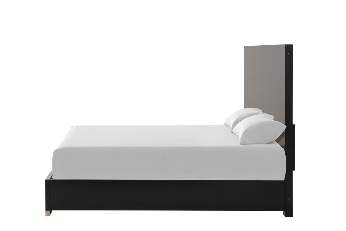 Goldsberg Black King Panel Bed from Furniture of America - Luna Furniture