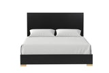 Goldsberg Black King Panel Bed from Furniture of America - Luna Furniture