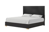 Goldsberg Black King Panel Bed from Furniture of America - Luna Furniture