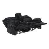 Goodland Black Double Reclining Living Room Set from Homelegance - Luna Furniture