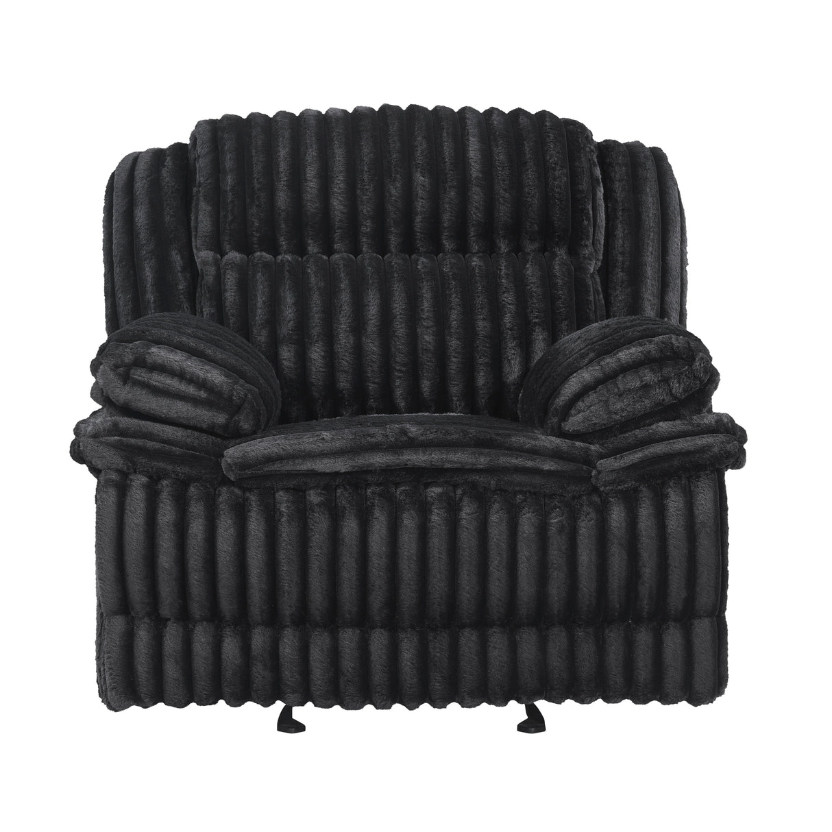 Goodland Black Glider Reclining Chair from Homelegance - Luna Furniture