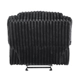 Goodland Black Glider Reclining Chair from Homelegance - Luna Furniture