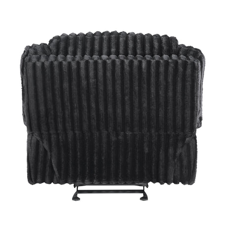 Goodland Black Glider Reclining Chair from Homelegance - Luna Furniture