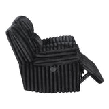 Goodland Black Glider Reclining Chair from Homelegance - Luna Furniture