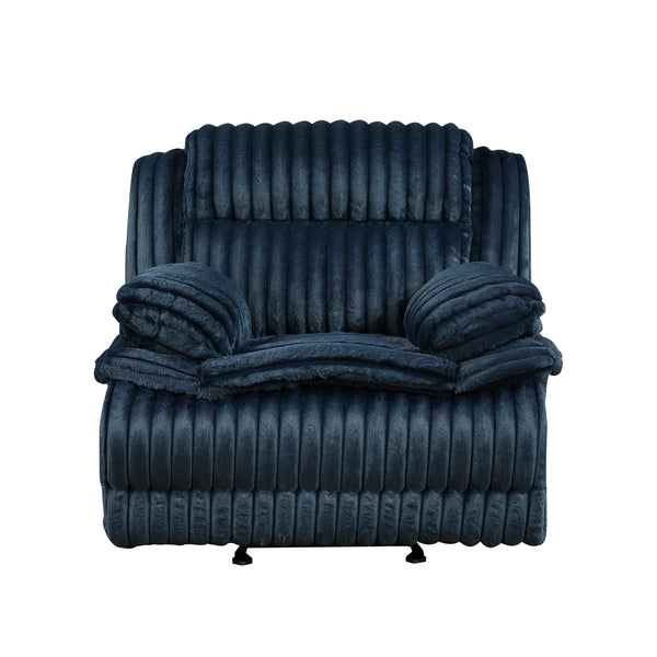 Goodland Blue Glider Reclining Chair