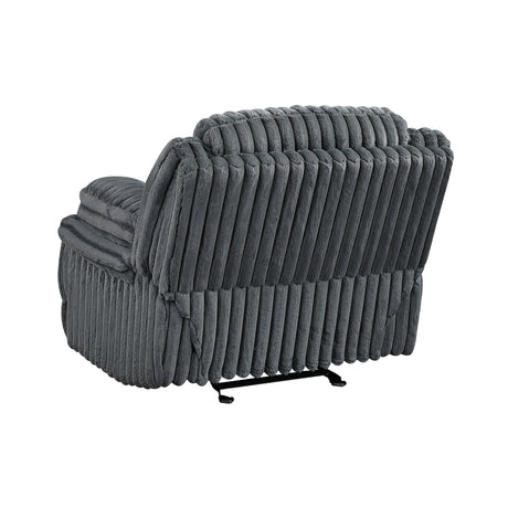 Goodland Dark Gray Double Reclining Living Room Set from Homelegance - Luna Furniture