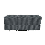 Goodland Dark Gray Double Reclining Sofa from Homelegance - Luna Furniture