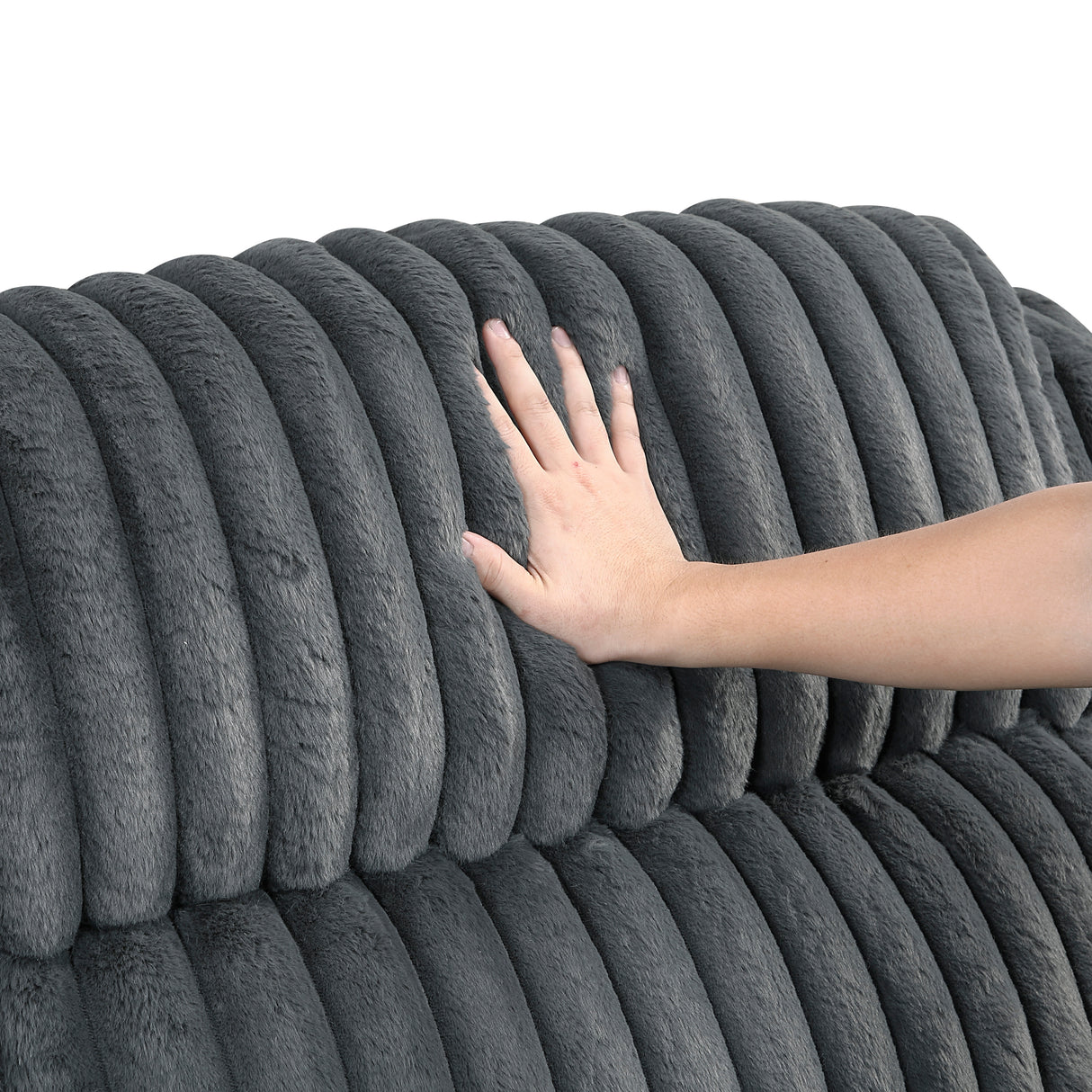 Goodland Dark Gray Double Reclining Sofa from Homelegance - Luna Furniture