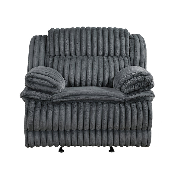 Goodland Dark Gray Glider Reclining Chair