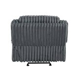 Goodland Dark Gray Double Reclining Living Room Set from Homelegance - Luna Furniture