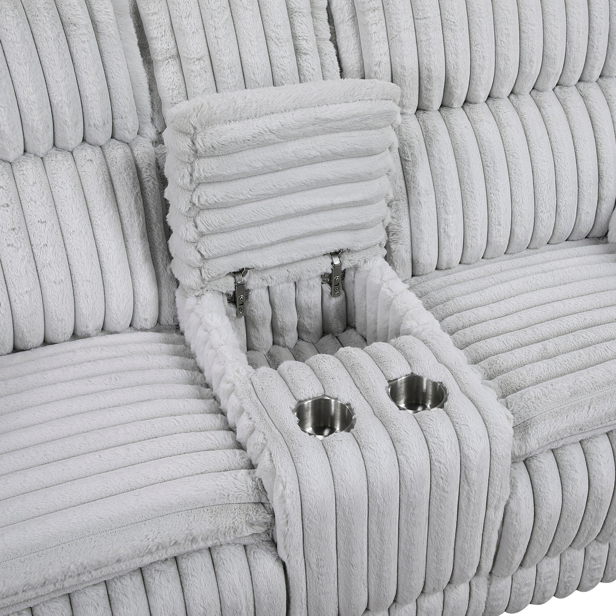 Goodland Gray Double Reclining Living Room Set from Homelegance - Luna Furniture