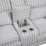 Goodland Gray Double Reclining Living Room Set from Homelegance - Luna Furniture