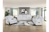 Goodland Gray Double Reclining Sofa from Homelegance - Luna Furniture