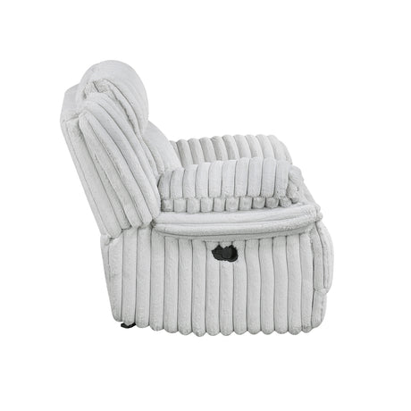 Goodland Gray Glider Reclining Chair from Homelegance - Luna Furniture