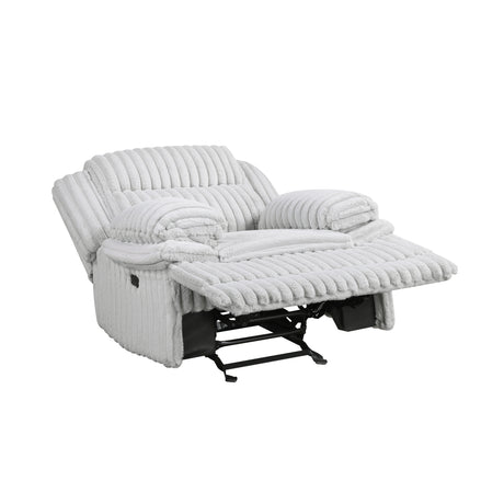 Goodland Gray Glider Reclining Chair from Homelegance - Luna Furniture