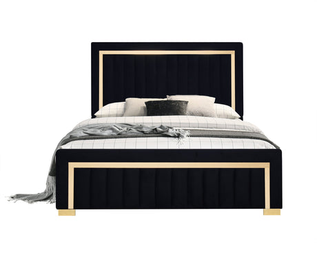 Goodline Black Twin Bed from Happy Homes - Luna Furniture