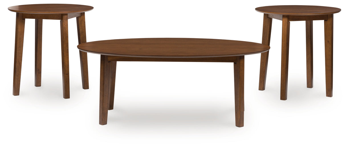 Gordonay Brown Table (Set of 3) from Ashley Furniture - Luna Furniture