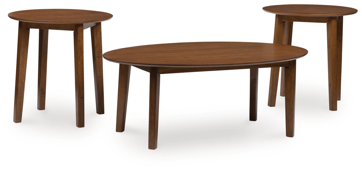 Gordonay Brown Table (Set of 3) from Ashley Furniture - Luna Furniture