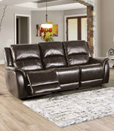 Gorgius Espresso Power Sofa from Furniture of America - Luna Furniture