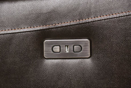 Gorgius Espresso Power Sofa from Furniture of America - Luna Furniture