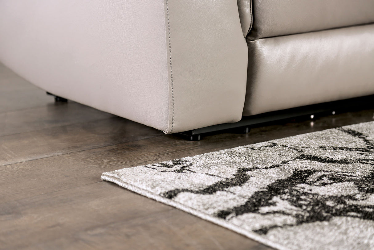 Gorgius Light Gray Power Loveseat from Furniture of America - Luna Furniture