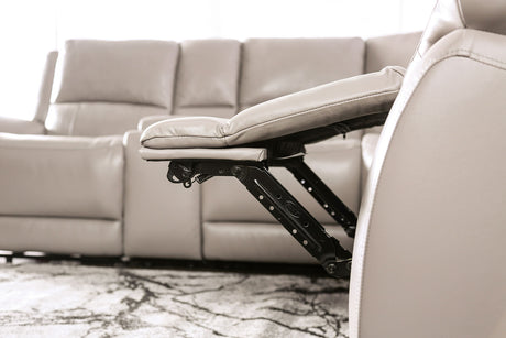 Gorgius Light Gray Power Loveseat from Furniture of America - Luna Furniture