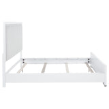 Gracemont Gray and White 57-inch California King Panel Bed from Coaster - Luna Furniture