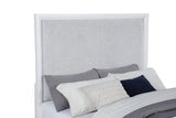 Gracemont Gray and White 57-inch Queen Panel Bed from Coaster - Luna Furniture