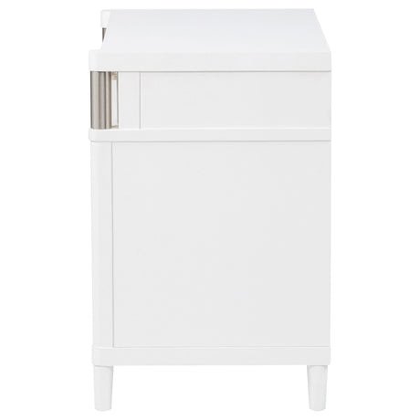 Gracemont White 3-Drawer Bedroom Nightstand Bedside Table from Coaster - Luna Furniture