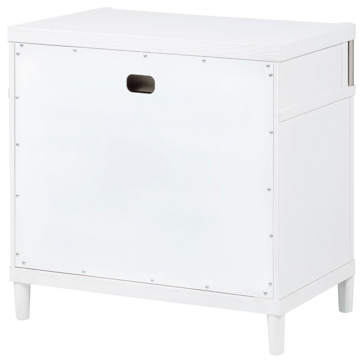 Gracemont White 3-Drawer Bedroom Nightstand Bedside Table from Coaster - Luna Furniture