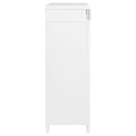 Gracemont White 5-Drawer Bedroom Chest of Drawers from Coaster - Luna Furniture