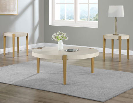 Gracie 3-Piece Table Set, White from Steve Silver - Luna Furniture
