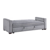 Grady Gray Convertible Sofa with Hidden Storage from Homelegance - Luna Furniture