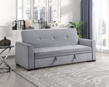 Grady Gray Convertible Sofa with Hidden Storage from Homelegance - Luna Furniture