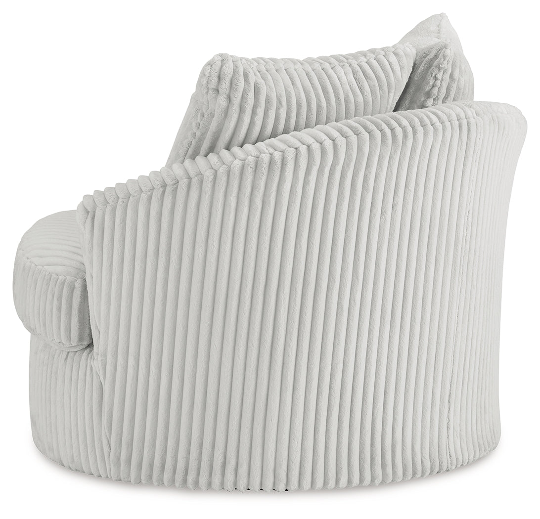Gramwell Alloy Oversized Swivel Accent Chair from Ashley - Luna Furniture