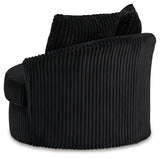 Gramwell Onyx Oversized Swivel Accent Chair from Ashley - Luna Furniture