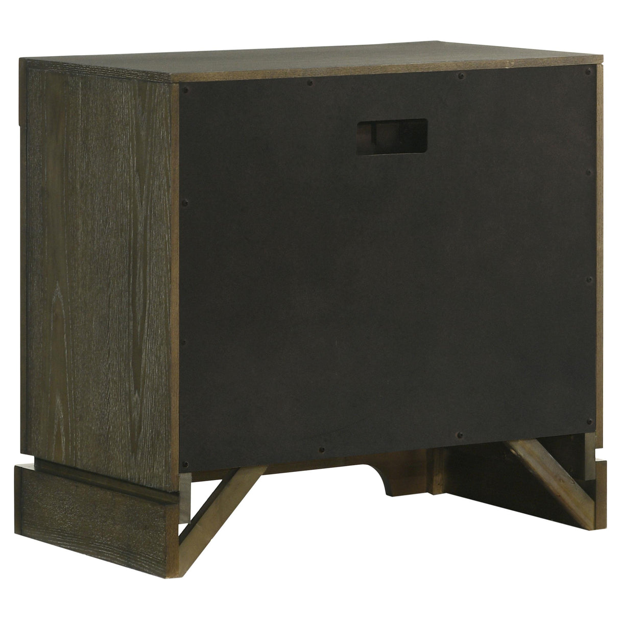 Gran Park Dark Cocoa 2-Drawer Nightstand from Coaster - Luna Furniture