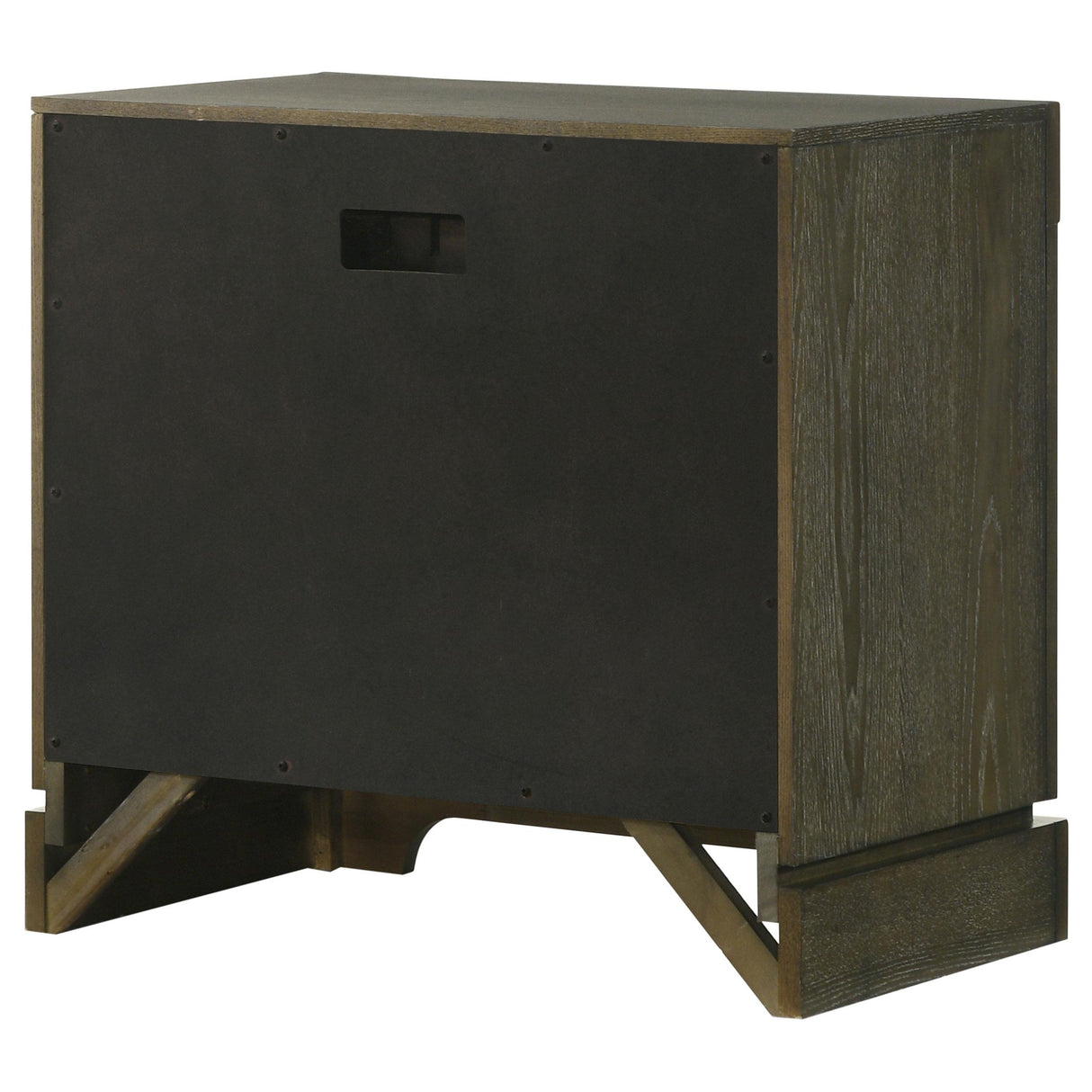 Gran Park Dark Cocoa 2-Drawer Nightstand from Coaster - Luna Furniture