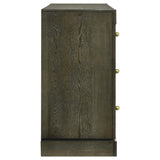 Gran Park Dark Cocoa 6-Drawer Dresser from Coaster - Luna Furniture