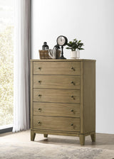 Granada Natural Pine 5-Drawer Bedroom Chest from Coaster - Luna Furniture