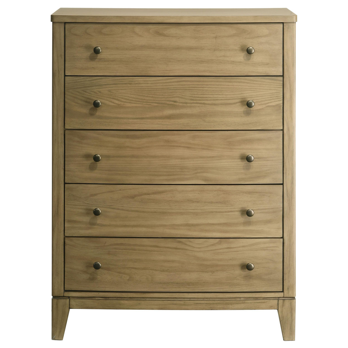 Granada Natural Pine 5-Drawer Bedroom Chest from Coaster - Luna Furniture