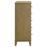 Granada Natural Pine 5-Drawer Bedroom Chest from Coaster - Luna Furniture