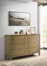 Granada Natural Pine 8-Drawer Dresser Cabinet from Coaster - Luna Furniture